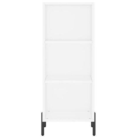 Dressoir 34,5x32,5x90 cm bewerkt hout wit 4
