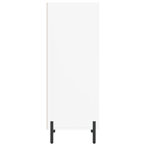 Dressoir 34,5x32,5x90 cm bewerkt hout wit 5