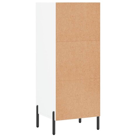 Dressoir 34,5x32,5x90 cm bewerkt hout wit 6