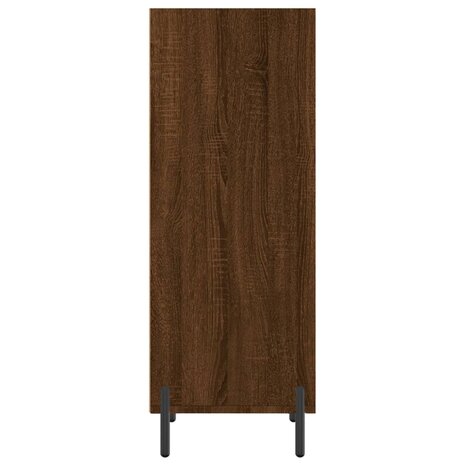 Dressoir 34,5x32,5x90 cm bewerkt hout bruin eikenkleur 5