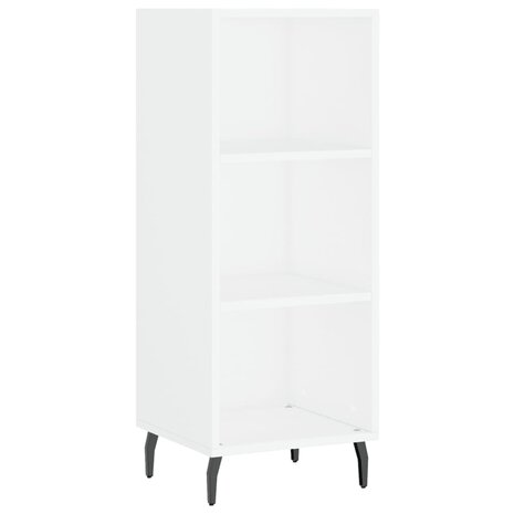 Dressoir 34,5x32,5x90 cm bewerkt hout wit 2