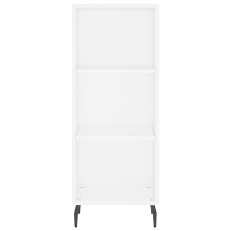 Dressoir 34,5x32,5x90 cm bewerkt hout wit 4