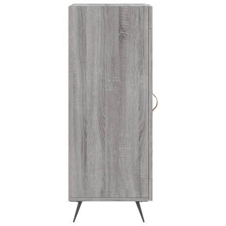 Dressoir 34,5x34x90 cm bewerkt hout grijs sonoma eikenkleurig 7