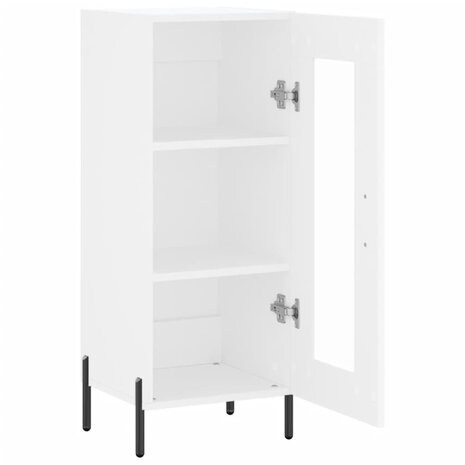 Dressoir 34,5x34x90 cm bewerkt hout wit 6