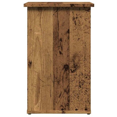 Dressoir 35x35x55 cm bewerkt hout oud houtkleurig 5