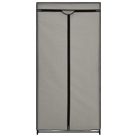 Kledingkasten 2 st 75x50x160 cm grijs 5