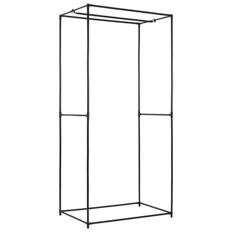 Kledingkasten 2 st 75x50x160 cm grijs 6
