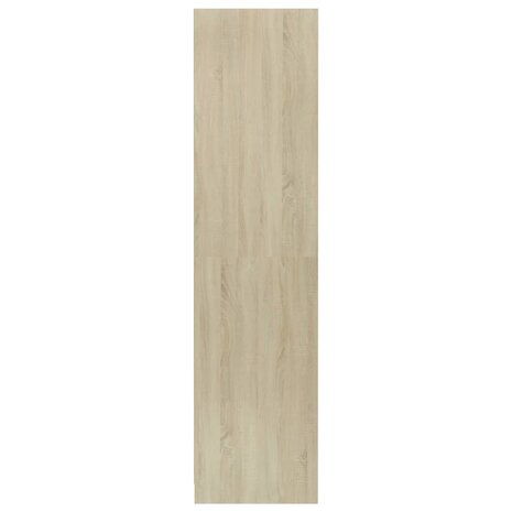 Kledingkast 50x50x200 cm bewerkt hout sonoma eikenkleurig 6