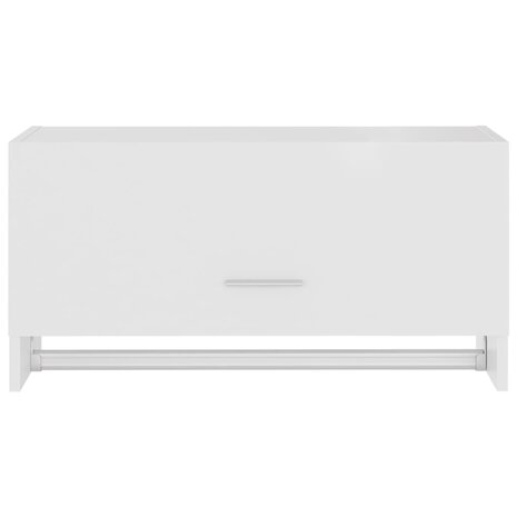Kledingkast 70x32,5x35 cm bewerkt hout wit 5