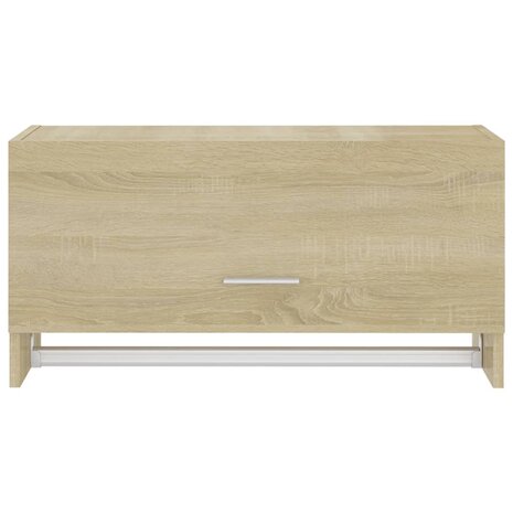 Kledingkast 70x32,5x35 cm bewerkt hout sonoma eikenkleurig 5