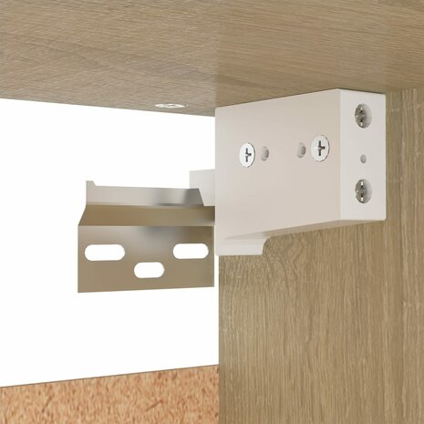 Kledingkast 70x32,5x35 cm bewerkt hout sonoma eikenkleurig 8