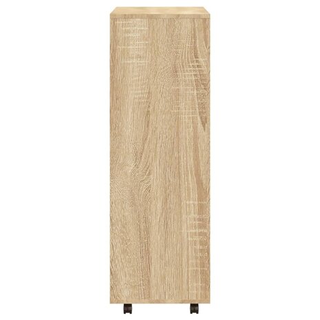 Kledingkast 80x40x110 cm bewerkt hout sonoma eikenkleurig 6