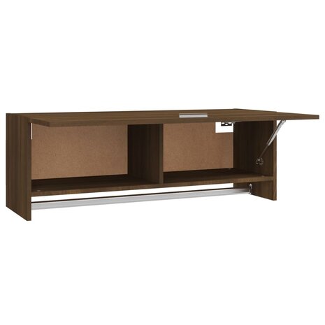 Kledingkast 100x32,5x35 cm bewerkt hout bruin eikenkleur 5