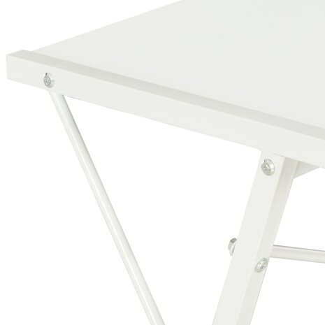 Bureau met schap 116x50x93 cm wit 6
