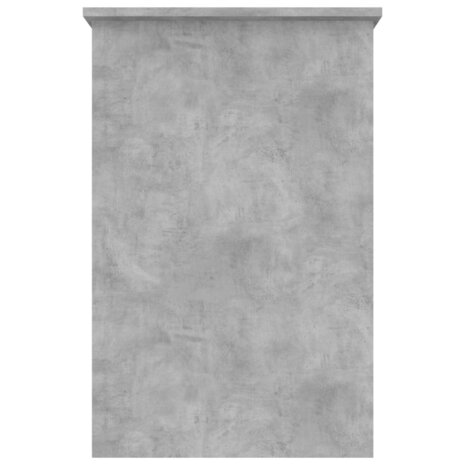 Bureau 100x50x76 cm bewerkt hout betongrijs 5