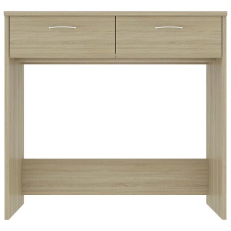 Bureau 80x40x75 cm bewerkt hout sonoma eikenkleurig 3