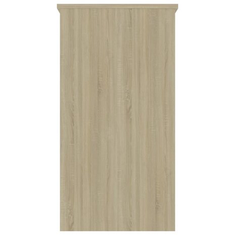 Bureau 80x40x75 cm bewerkt hout sonoma eikenkleurig 4