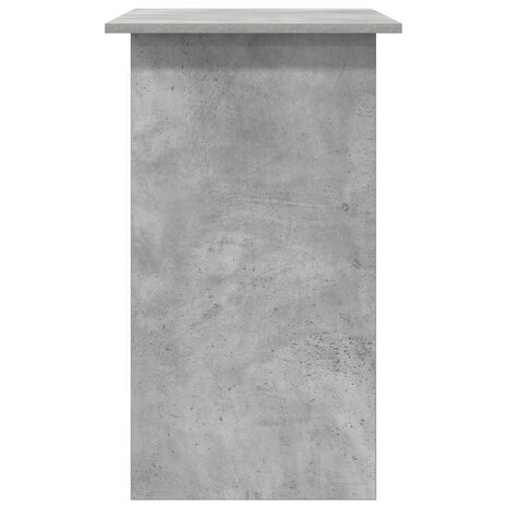 Bureau 80x45x74 cm bewerkt hout betongrijs 5