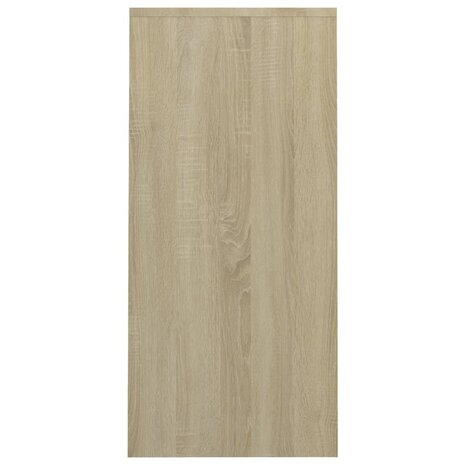Bureau 102,5x35x75 cm bewerkt hout sonoma eikenkleurig 4
