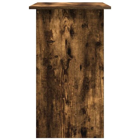 Bureau 80x45x74 cm bewerkt hout gerookt eikenkleurig 5
