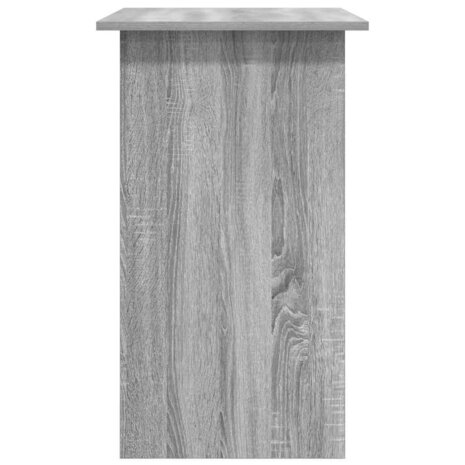 Bureau 80x45x74 cm bewerkt hout grijs sonoma eikenkleurig 6