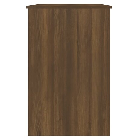 Bureau 100x50x76 cm bewerkt hout bruin eikenkleur 5
