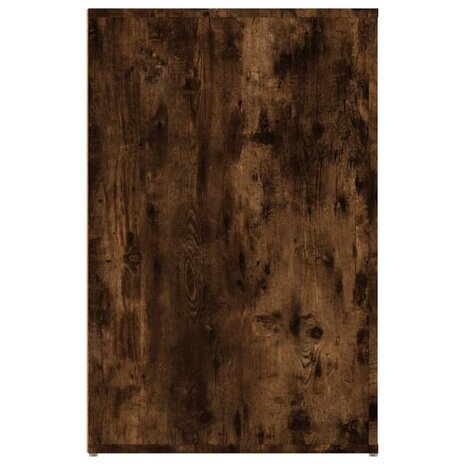 Bureau 100x49x75 cm bewerkt hout gerookt eikenkleurig 8