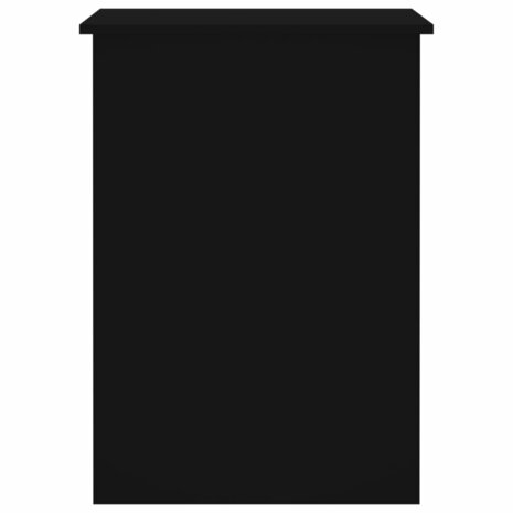 Bureau 100x55x75 cm bewerkt hout zwart 5