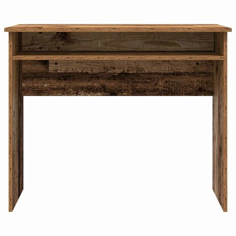 Bureau 90x50x74 cm bewerkt hout oud houtkleurig 4