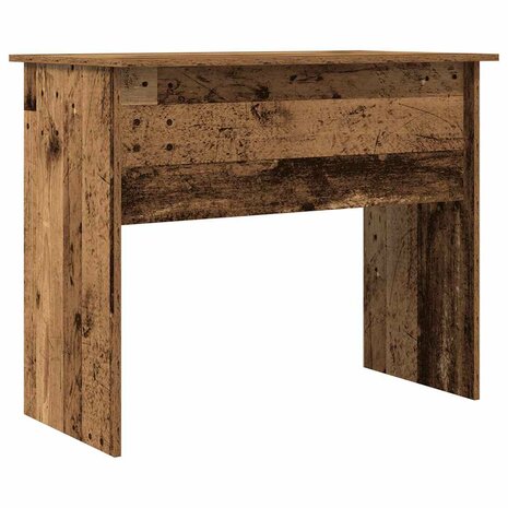 Bureau 90x50x74 cm bewerkt hout oud houtkleurig 6