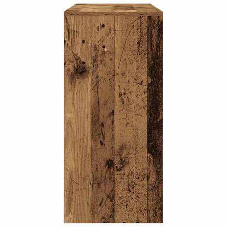 Bureau 102,5x35x75 cm bewerkt hout oud houtkleurig 5