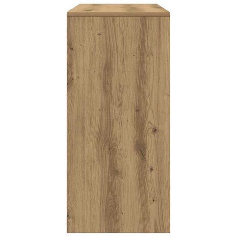 Bureau 102,5x35x75 cm bewerkt hout artisanaal eikenkleur 5