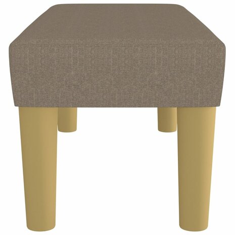 Bankje 70x30x30 cm stof taupe 4
