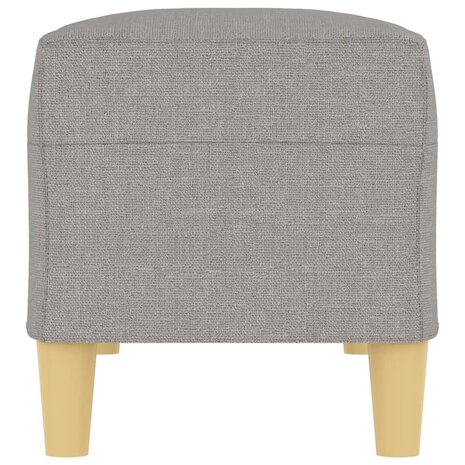 Bankje 100x35x41 cm stof lichtgrijs 4