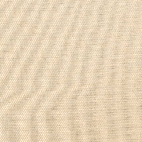 Bankje 100x35x41 cm stof crèmekleurig 6