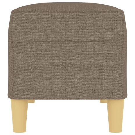 Bankje 100x35x41 cm stof taupe 4