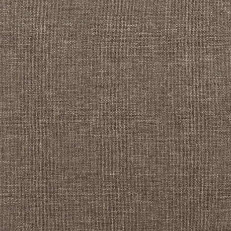 Bankje 100x35x41 cm stof taupe 6
