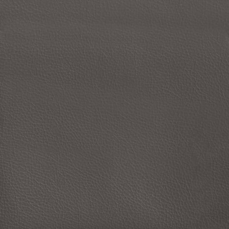 Bankje 100x35x41 cm kunstleer grijs 6