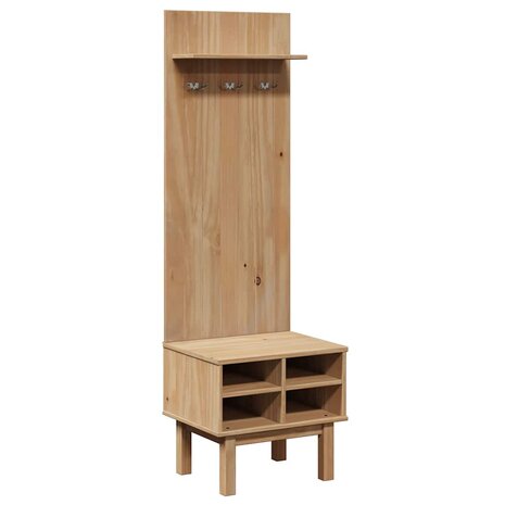 Gangkast OTTA 50x40x160 cm massief grenenhout 2