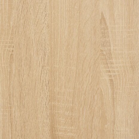 Wasmachinekast 64x24x190 cm wit en sonoma eikenkleurig 8