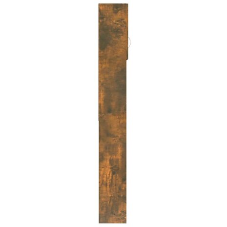 Wasmachinekast 64x25,5x190 cm gerookt eikenkleurig 4
