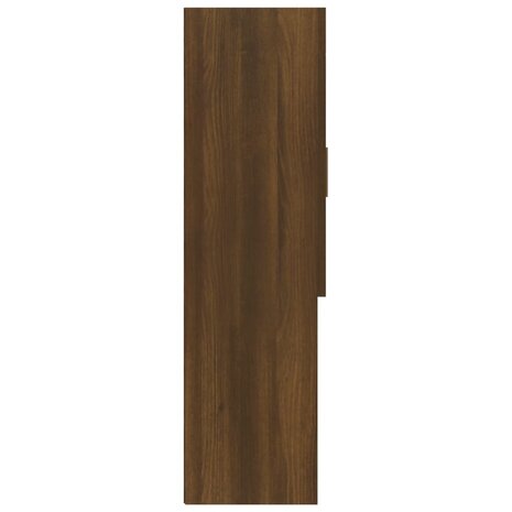 Wasmachinekast 70,5x25,5x90 cm bruin eikenkleur 8