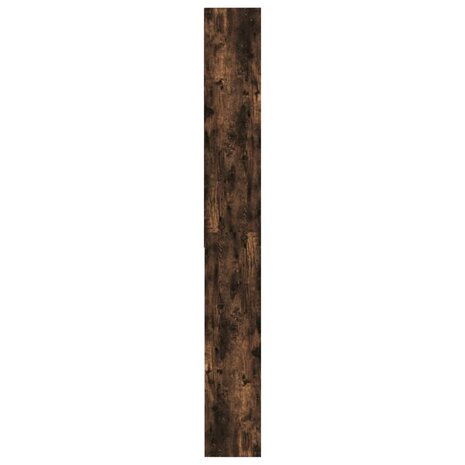 Wasmachinekast 64x24x190 cm gerookt eikenkleurig 7