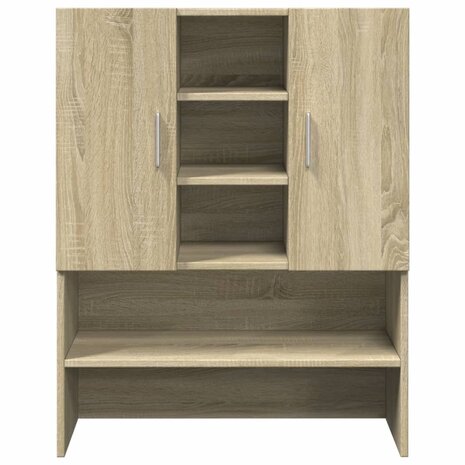 Wasmachinekast 70,5x24x90 cm sonoma eikenkleurig 5