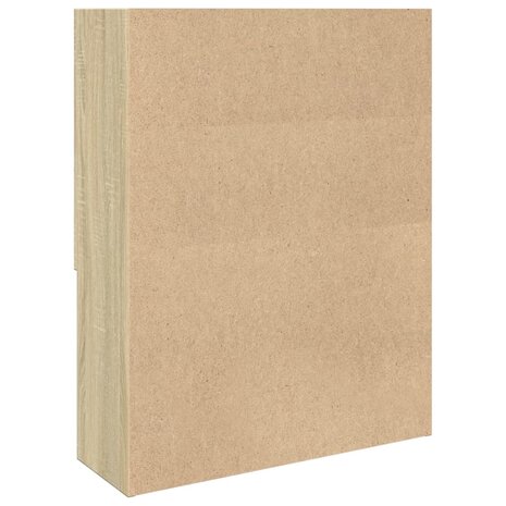 Wasmachinekast 70,5x24x90 cm sonoma eikenkleurig 7