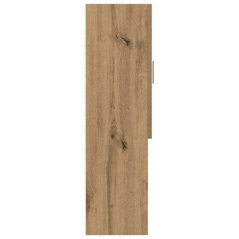 Wasmachinekast 70,5x25,5x90 cm artisanaal eikenkleur 5