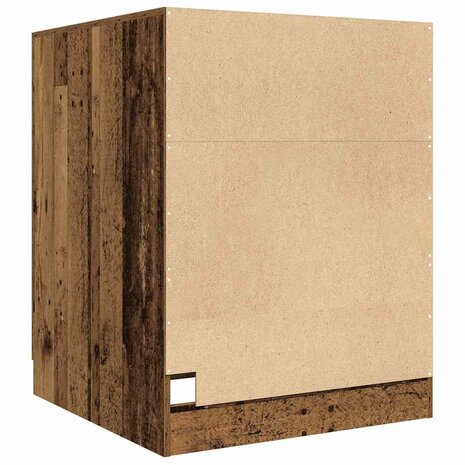 Wasmachinekast 70,5x71,5x91,5 cm oud houtkleurig 6