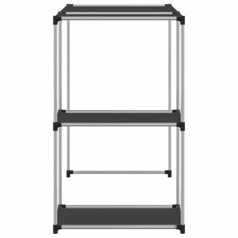 Opbergrek voor boven wasmachine 87x55x90,5 cm ijzer zwart  4