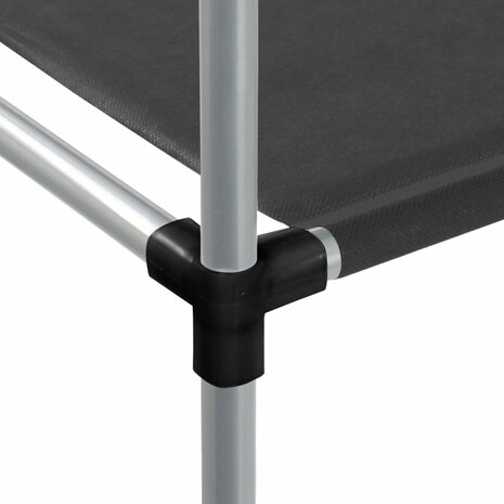 Opbergrek voor boven wasmachine 87x55x90,5 cm ijzer zwart  6