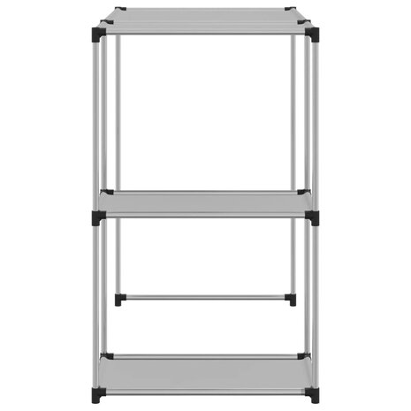 Opbergrek voor boven wasmachine 87x55x90,5 cm ijzer grijs 4